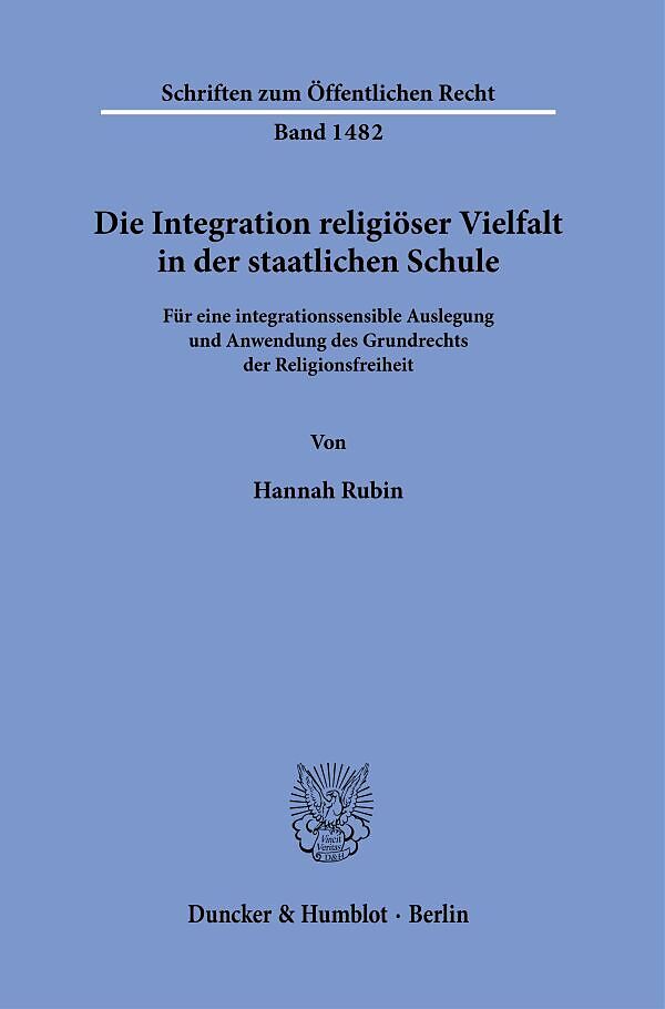 Die Integration religiöser Vielfalt in der staatlichen Schule.