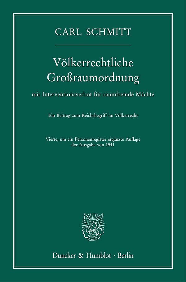 Völkerrechtliche Großraumordnung