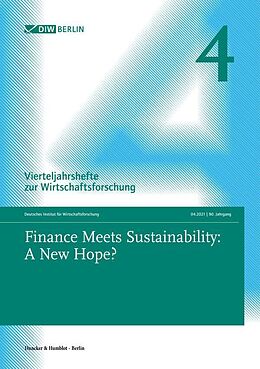 Kartonierter Einband Finance Meets Sustainability: A New Hope? von 