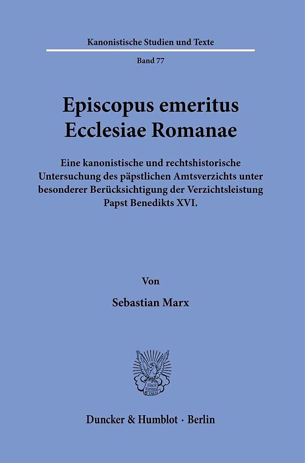 Episcopus emeritus Ecclesiae Romanae.