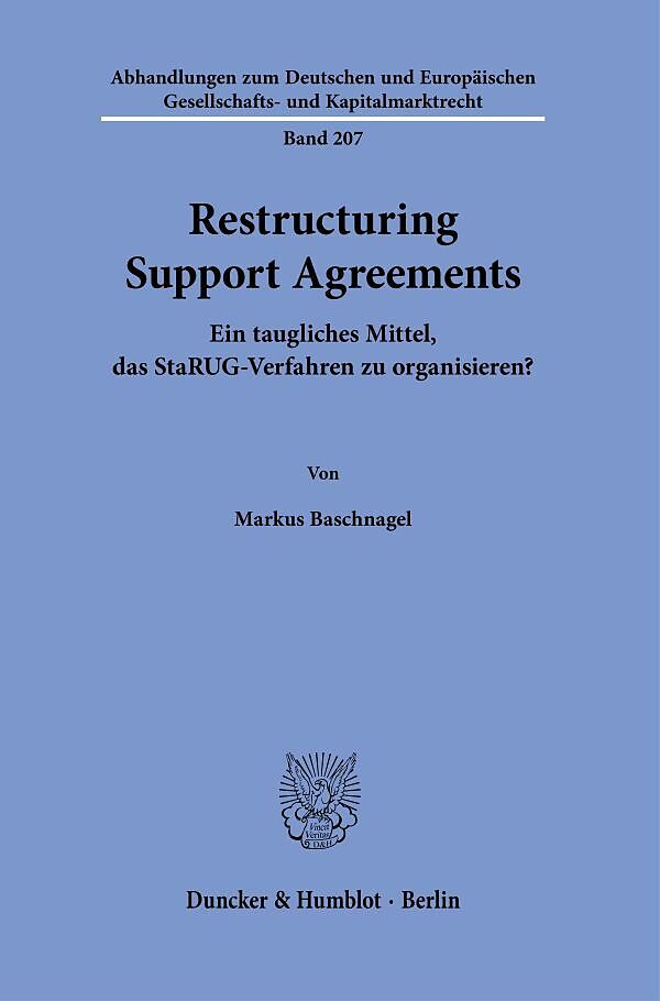 Restructuring Support Agreements.