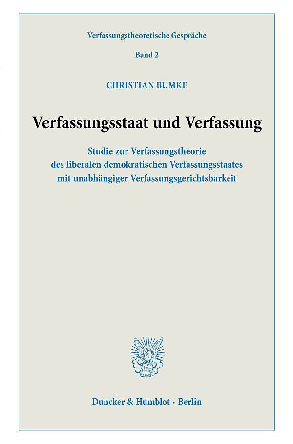 Verfassungsstaat und Verfassung.