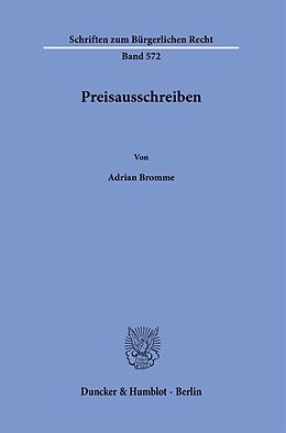 Kartonierter Einband Preisausschreiben von Adrian Bromme