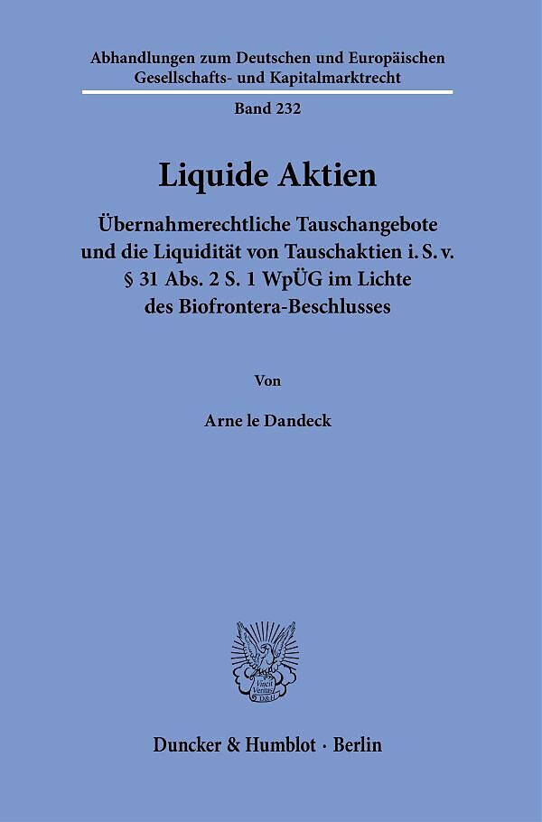 Liquide Aktien.