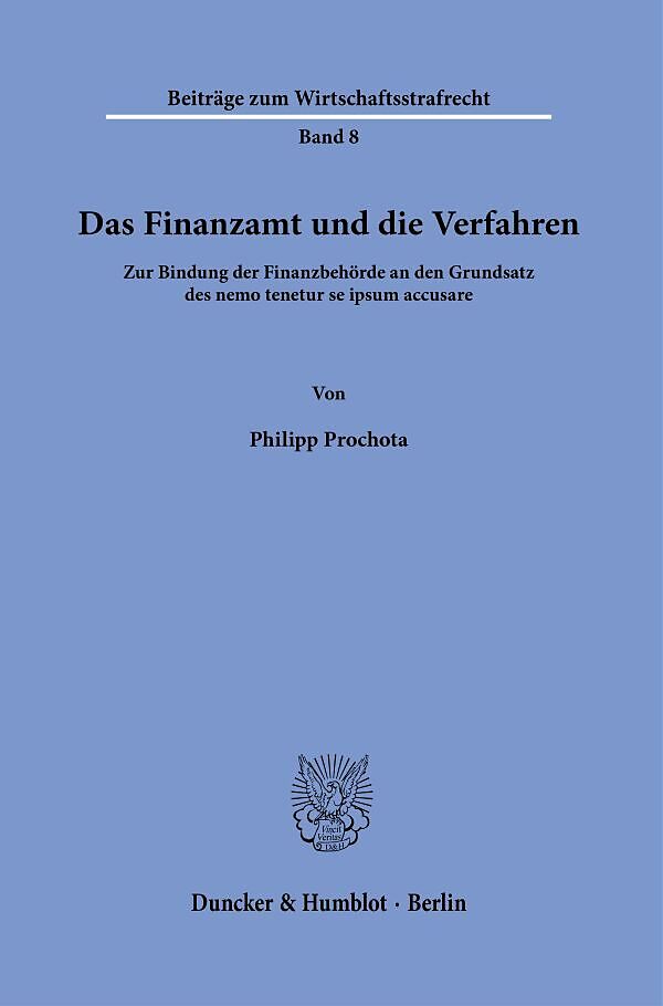 Das Finanzamt und die Verfahren