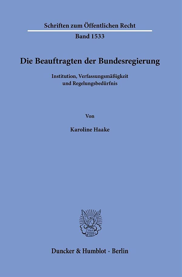 Die Beauftragten der Bundesregierung