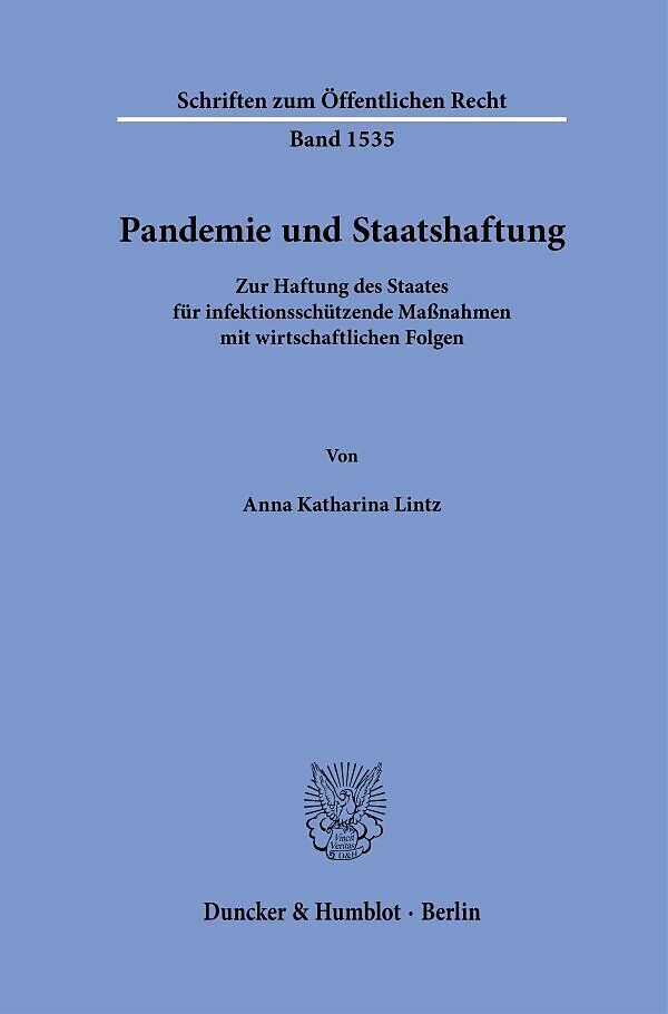 Pandemie und Staatshaftung