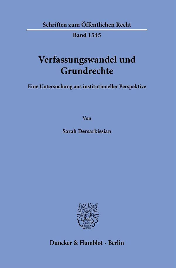 Verfassungswandel und Grundrechte