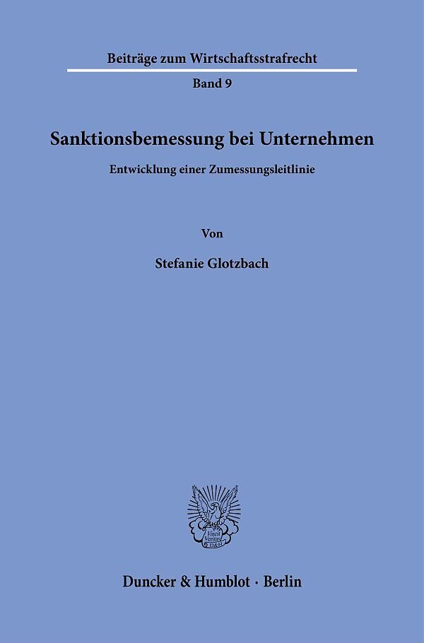 Sanktionsbemessung bei Unternehmen