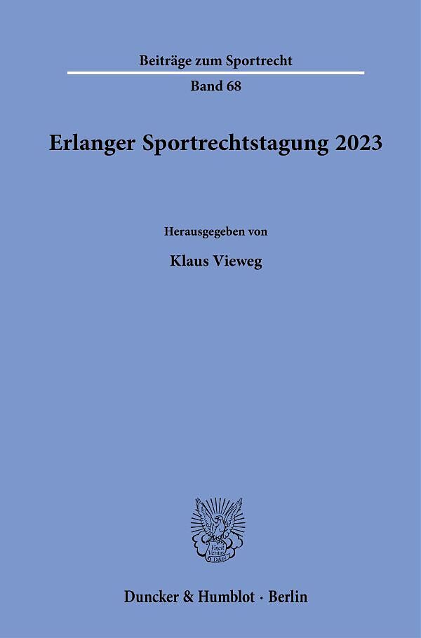 Erlanger Sportrechtstagung 2023