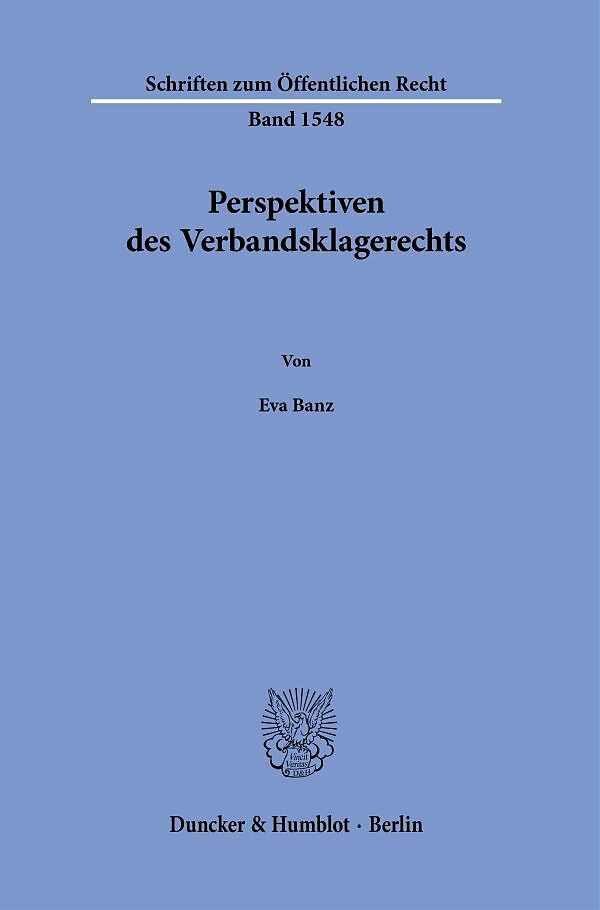 Perspektiven des Verbandsklagerechts