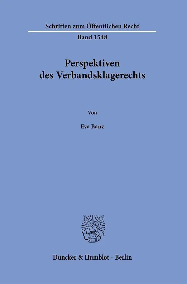 Perspektiven des Verbandsklagerechts