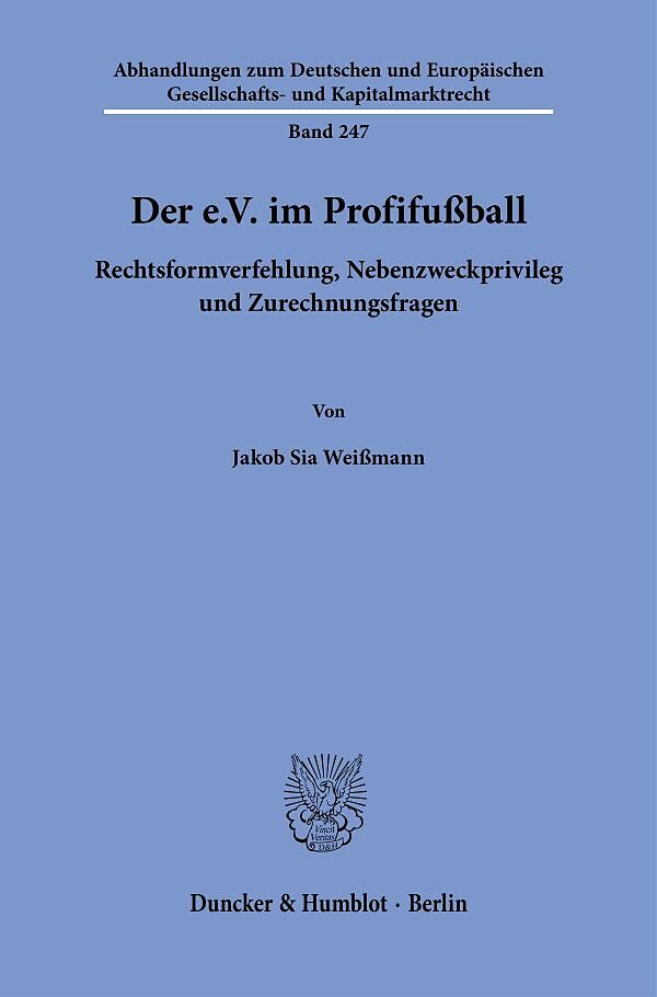 Der e.V. im Profifußball