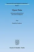 E-Book (epub) Open Data. von Beatrice Lederer