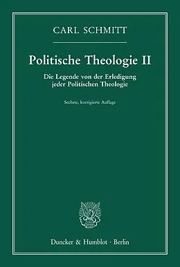 E-Book (epub) Politische Theologie II. von Carl Schmitt