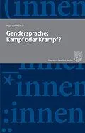 E-Book (epub) Gendersprache: Kampf oder Krampf? von Ingo Von Münch