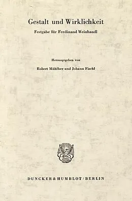 E-Book (pdf) Gestalt und Wirklichkeit. von 