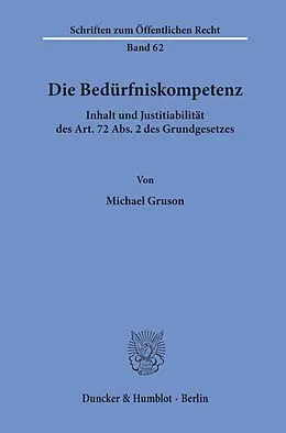 E-Book (pdf) Die Bedürfniskompetenz. von Michael Gruson