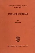 E-Book (pdf) Iavoleni Epistulae. von Bernd Eckardt