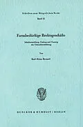 E-Book (pdf) Formbedürftige Rechtsgeschäfte. von Karl-Heinz Bernard