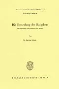 E-Book (pdf) Die Bestrafung des Ratgebers. von Joachim Schulz