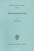 E-Book (pdf) Die Leistung Zug um Zug. von Fritz Oesterle