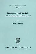 E-Book (pdf) Vertrag und Unwirksamkeit von Gerd J. van Venrooy