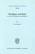 E-Book (pdf) Paradigma und Regel. von Peter Emmerich
