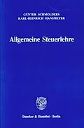 E-Book (pdf) Allgemeine Steuerlehre. von Günter Schmölders
