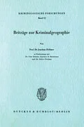 E-Book (pdf) Beiträge zur Kriminalgeographie. von Detlev Frehsee