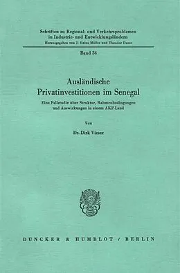 E-Book (pdf) Ausländische Privatinvestitionen im Senegal. von Dirk Vieser