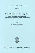 E-Book (pdf) Der informale Verfassungsstaat. von Helmuth Schulze-Fielitz
