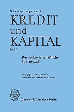 E-Book (pdf) Der volkswirtschaftliche Sparprozeß. von 