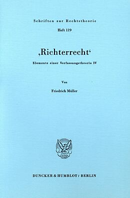E-Book (pdf) 'Richterrecht'. von Friedrich Müller