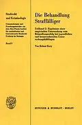 E-Book (pdf) Die Behandlung Straffälliger. von Helmut Kury