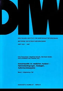 E-Book (pdf) Industriepolitik im westlichen Ausland - von Joachim Volz