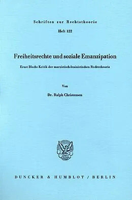E-Book (pdf) Freiheitsrechte und soziale Emanzipation. von Ralph Christensen