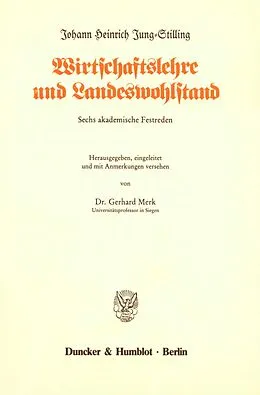 E-Book (pdf) Wirtschaftslehre und Landeswohlstand. von Johann Heinrich Jung-Stilling