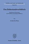 E-Book (pdf) Das Ruhestandsverhältnis. von Ursula-Eva Wiese