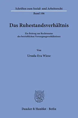 E-Book (pdf) Das Ruhestandsverhältnis. von Ursula-Eva Wiese
