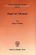 E-Book (pdf) Hegel als Ökonom. von Birger P. Priddat