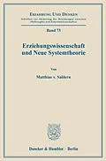 E-Book (pdf) Erziehungswissenschaft und Neue Systemtheorie. von Matthias von Saldern