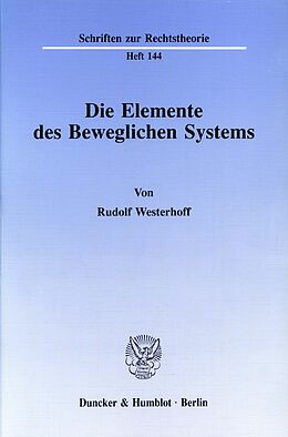 E-Book (pdf) Die Elemente des Beweglichen Systems. von Rudolf Westerhoff