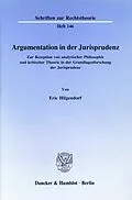 E-Book (pdf) Argumentation in der Jurisprudenz. von Eric Hilgendorf