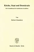 E-Book (pdf) Kirche, Staat und Demokratie. von Herbert Schambeck