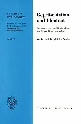 E-Book (pdf) Repräsentation und Identität. von Kai Vogeley