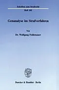 E-Book (pdf) Genanalyse im Strafverfahren. von Wolfgang Foldenauer