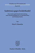 E-Book (pdf) Sanktionen gegen Insiderhandel. von Petra R. Mennicke