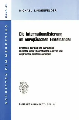 E-Book (pdf) Die Internationalisierung im europäischen Einzelhandel. von Michael Lingenfelder
