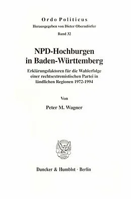 E-Book (pdf) NPD-Hochburgen in Baden-Württemberg. von Peter M. Wagner